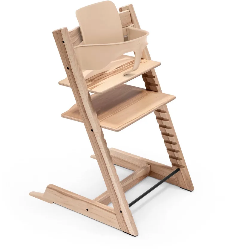 Tripp Trapp® Bundle Stoel Wild Wood | Babyset Natural | Tray White by Stokke in Naturel – product photo