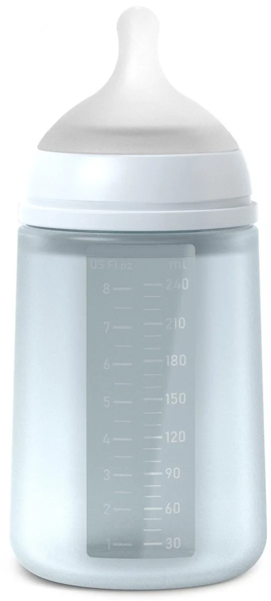 Colour Essence Fles - Medium Flow - 240ml - Silicone van Suavinex in Blauw – productfoto