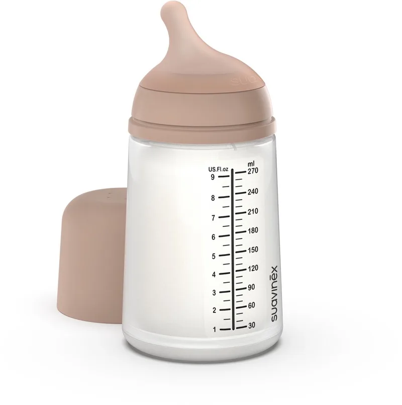 Zero Zero Anti-Koliek Fles - Medium Flow - 270ml - Medium by Suavinex in Bruin – product photo