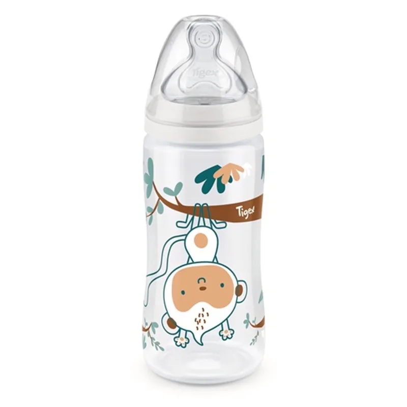 AUTONOMIE + | baby fles | 300 ml | +6 m | 6+ m de Tigex en Transparant – photo produit