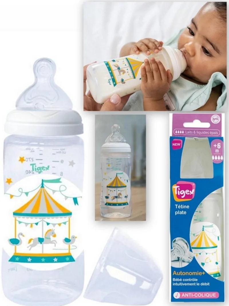 AUTONOMIE fles | 300 ml | +6 m | 6+ m van Tigex in Blauw – productfoto