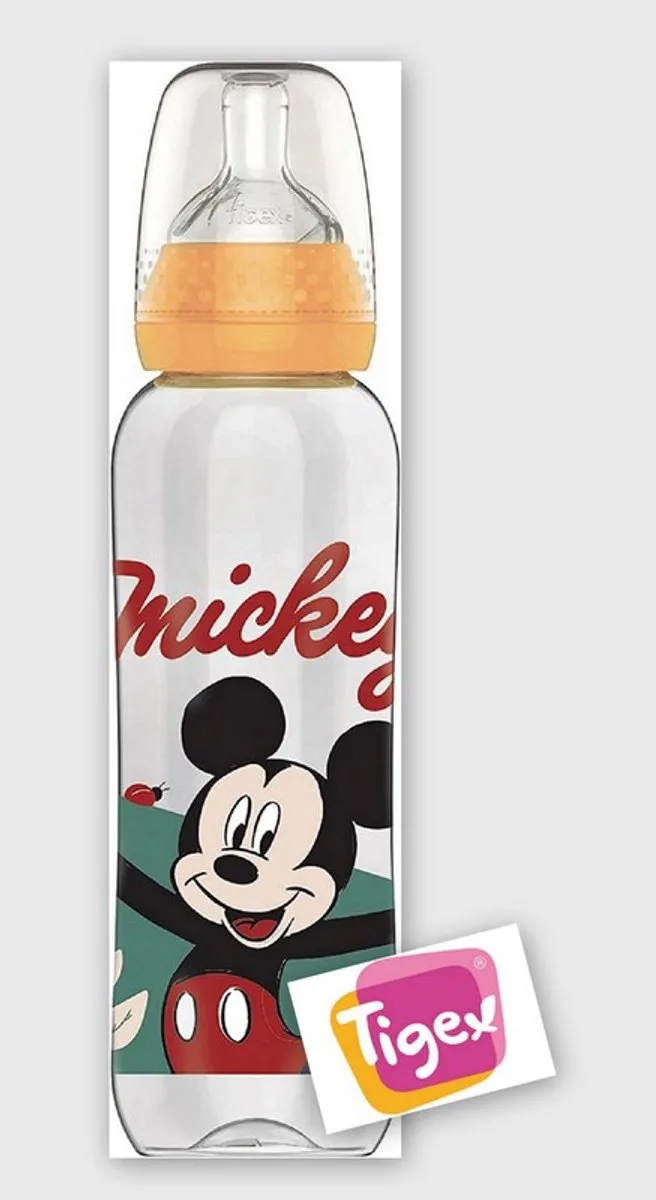 MICKEY | babyfles |330 ml | 6+m | 6+ m by Tigex in Oranje – product photo