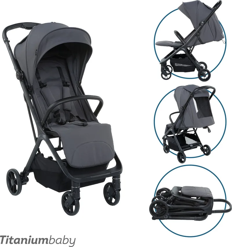 Buggy Pulse Graphite Grey by Titanium Baby in Grijs – product photo