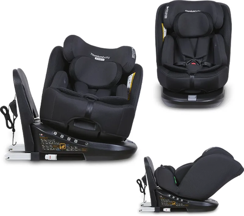 Smart Jade - Autostoel - i-Size - Black/Mesh van Titanium Baby in Zwart – productfoto