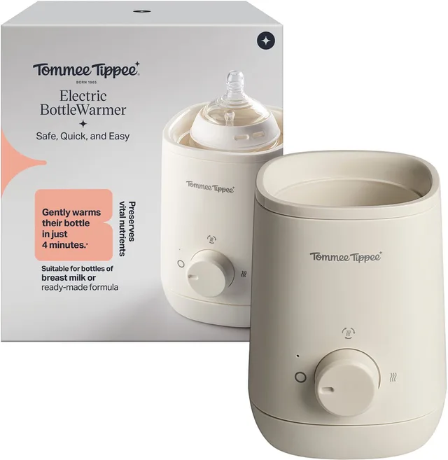 Elektrische Flessenwarmer - voor Afgekolfde Borstmelk, Gebruiksklare Poedermelk en Potjes met Babyvoeding - Flesverwarmer voor een Snelle en Veilige Voeding Onderweg