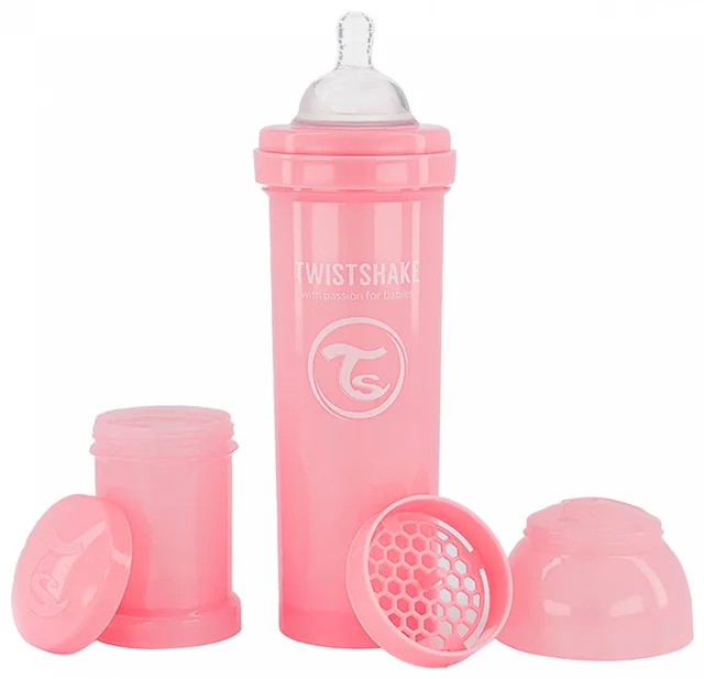 Babyfles 330ml Pastel Pink