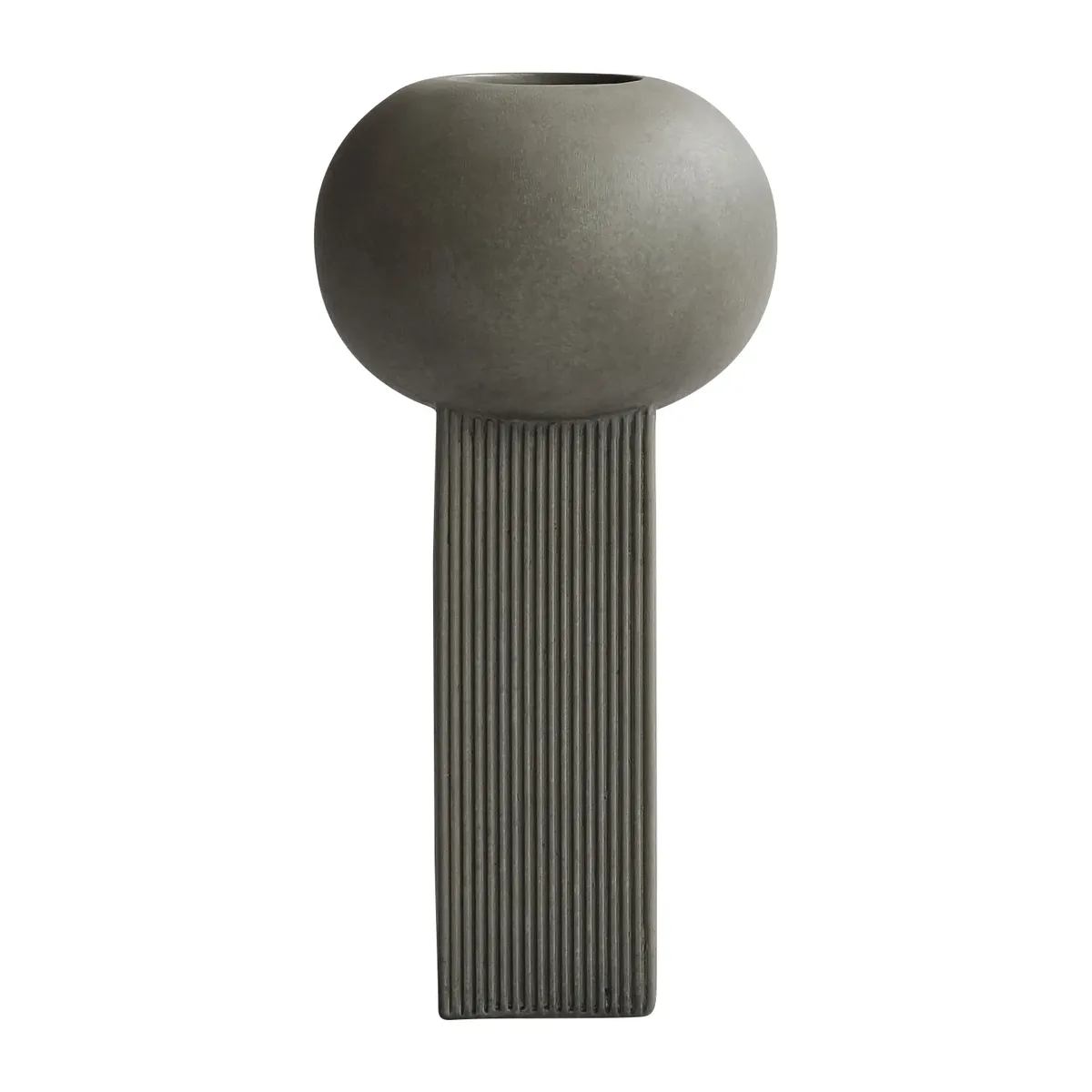 Vase Empire Ø15 cm Gris foncé de 101 Copenhagen – photo du produit