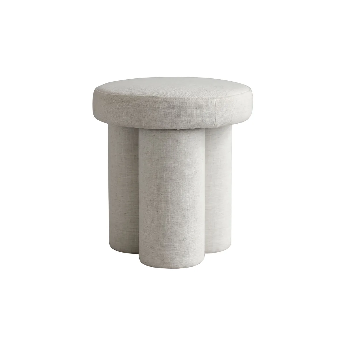 Gepolsterter Hocker Big Foot - Weiß - Schaumstoff - Designer Tommy Hyldahl by 101 Copenhagen – product photo