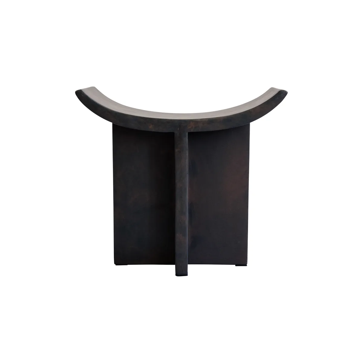 Hocker Brutus - Braun - Faserbeton - Designer Tommy Hyldahl von 101 Copenhagen – Produktfoto