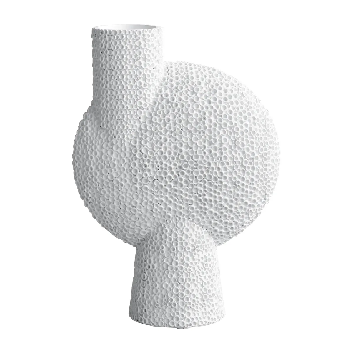 Sphere Vase Bubl Shisen big 44cm Bone White van 101 Copenhagen – productfoto