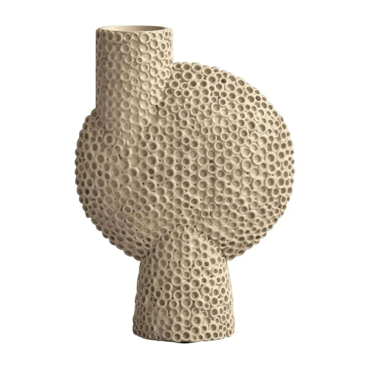 Sphere Vase Bubl Shisen medio 25,5cm Sand van 101 Copenhagen – productfoto