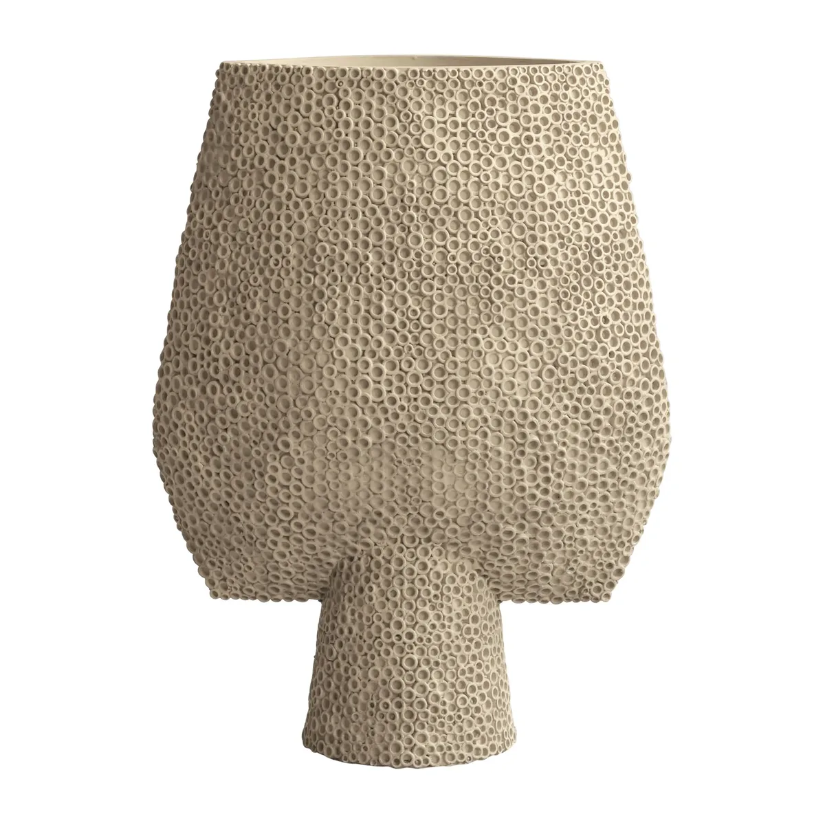 Vase Sphere Square Shisen big 44 cm Sand de 101 Copenhagen – photo du produit