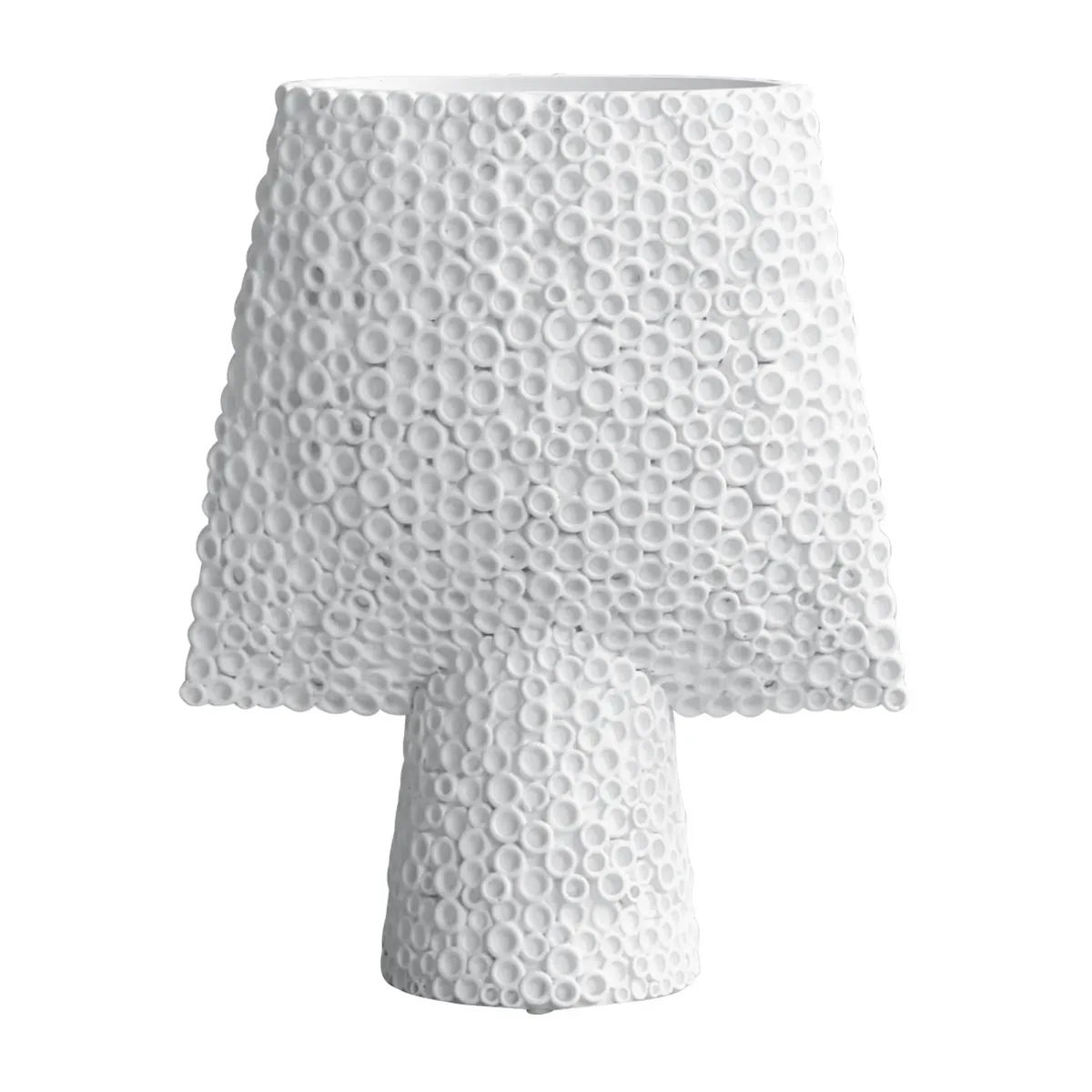 Sphere Vase Square Shisen mini 25cm Bone White fra 101 Copenhagen – produktbillede