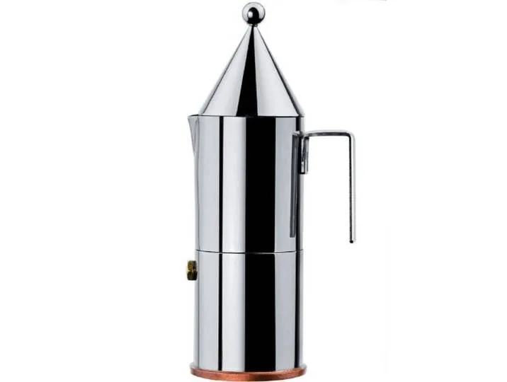 Alessi 90002/6 La Conica Espressomaschine 6 Tassen Edelstahl från Alessi – produktbild
