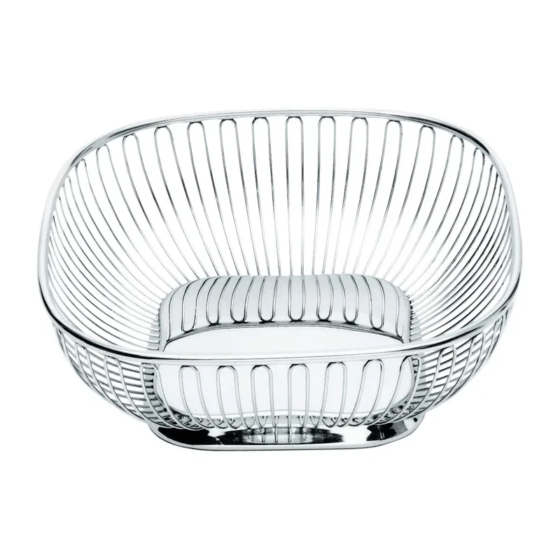 Alessi Gitterkorb 23 x 23 cm Edelstahl van Alessi – productfoto