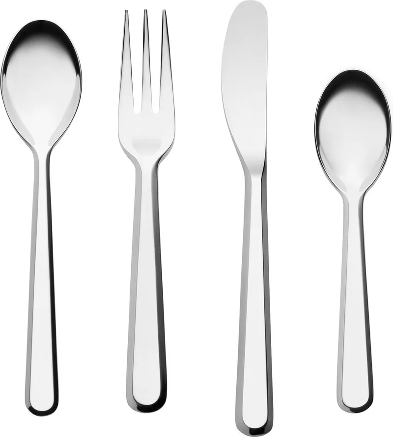 Amici Bestekset 24 Stuks by Alessi in Zilver – product photo