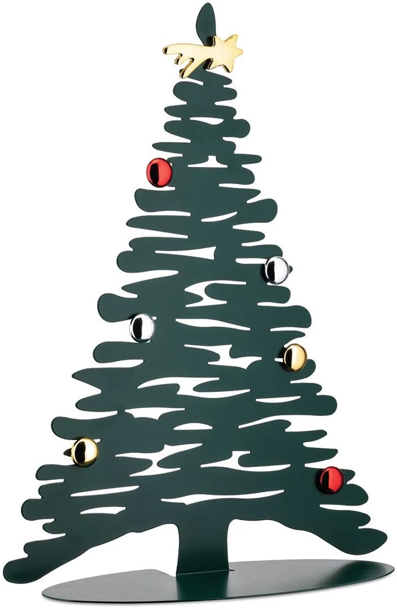 Bark Kerstboom Kerstdecoratie 45 Groen von Alessi in Donkergroen – Produktfoto