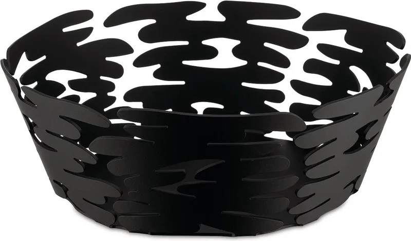 Barket Schaal - Ø18 cm - RVS - Zwart de Alessi – photo du produit