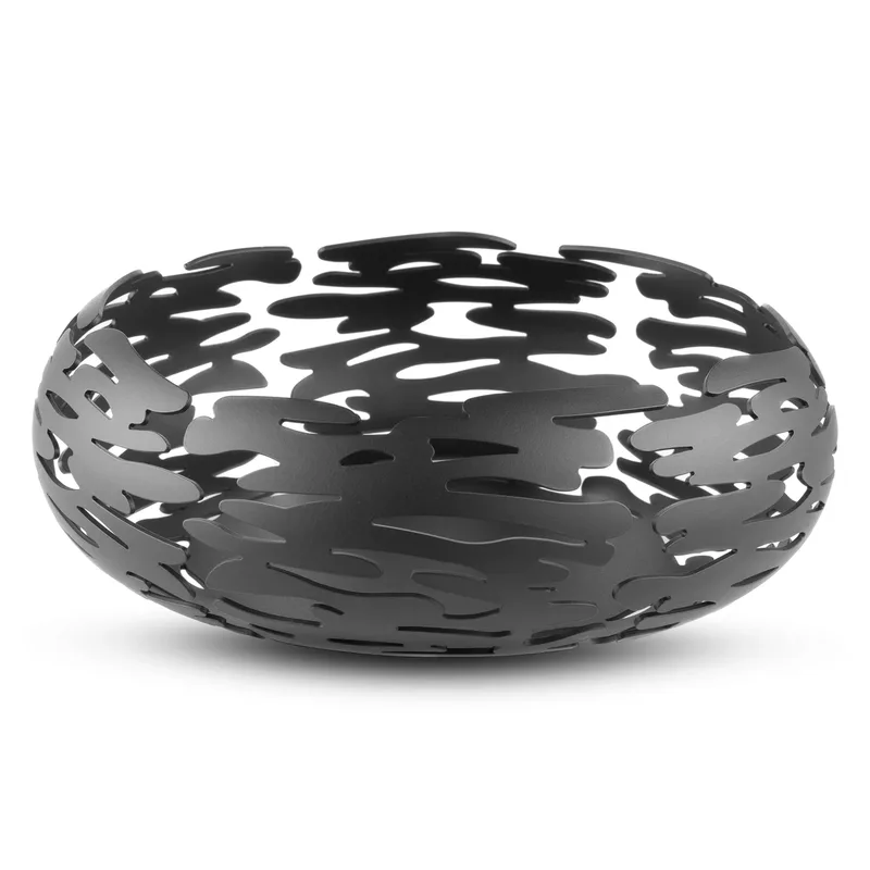 Barknest rund Korb Schwarz de Alessi – photo du produit