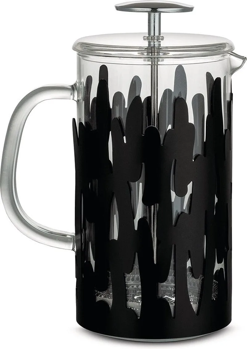 Barkoffee - Caffetiere 8 kops von Alessi in Zwart – Produktfoto
