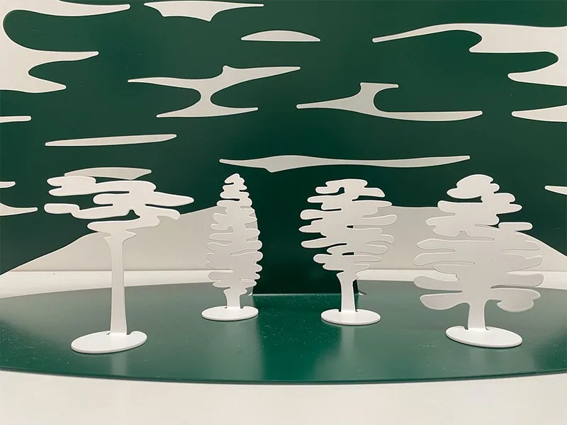 Barkplace Tree Boompjes Set 4 Stuks by Alessi in White – product photo
