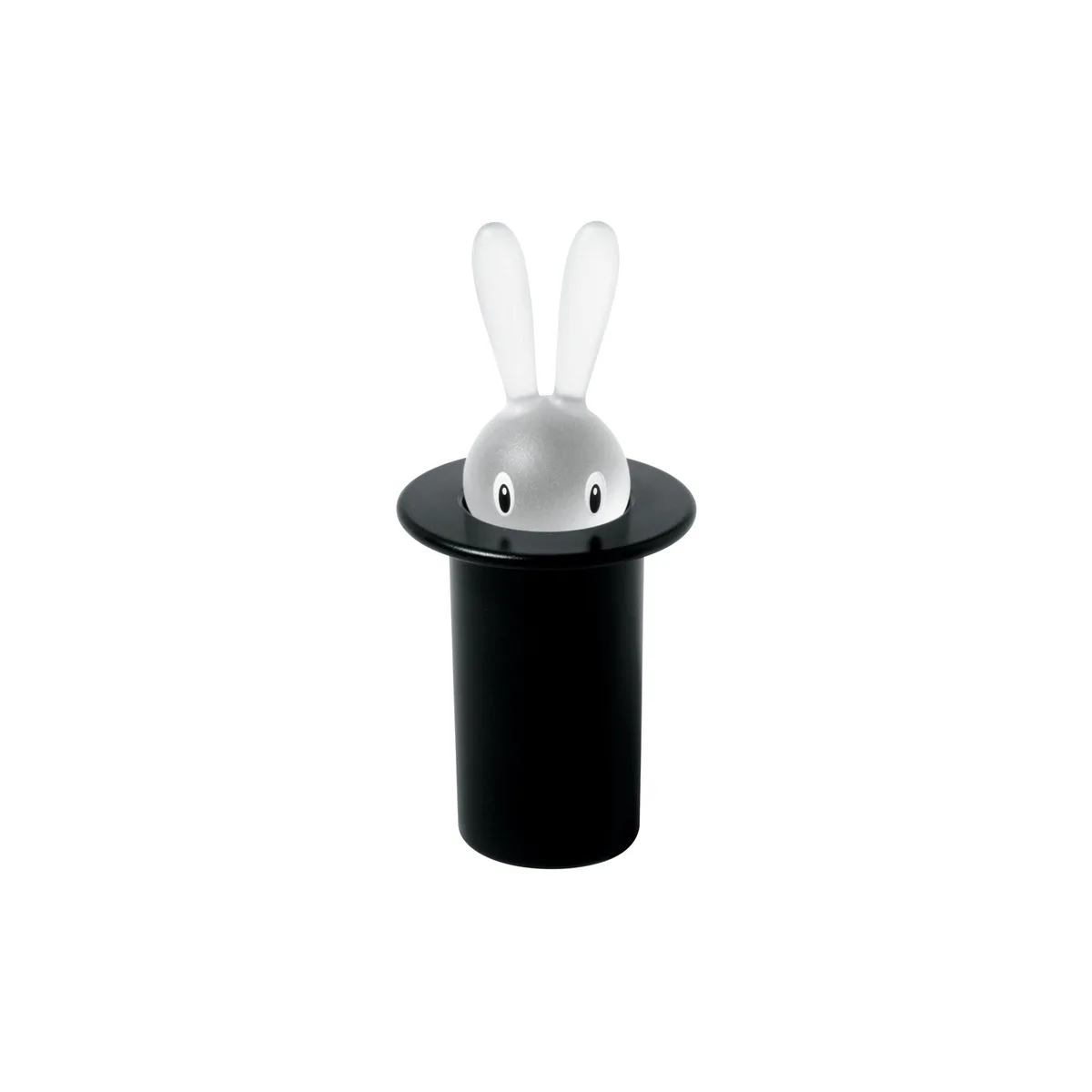 Behälter für Zahnstocher Bunny - Schwarz - PMMA - Designer Stefano Giovannoni by Alessi – product photo