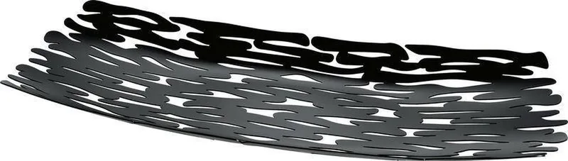 Boucquillon en Maaoui - Bark Middenstuk by Alessi in Zwart – product photo