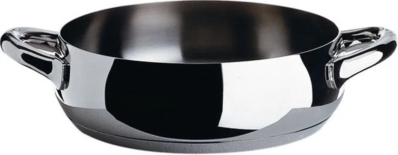 Braadpan Mami - SG102/24 - ø 24 cm / 2.8 Liter von Alessi in Zilver – Produktfoto
