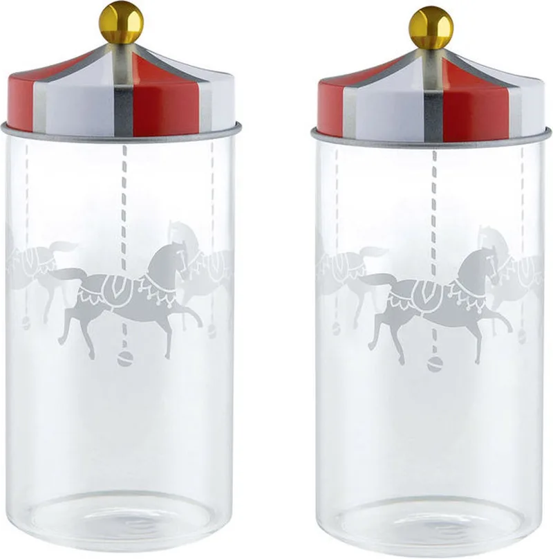Circus Kruidenpot 2 Stuks by Alessi in Multicolour – product photo