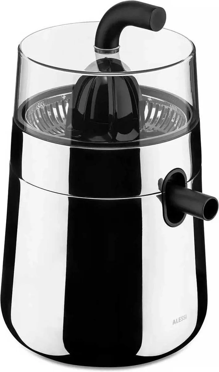 Citruspers Toru – RVS Zwart - Japandi Design de Alessi en Zilver – photo du produit