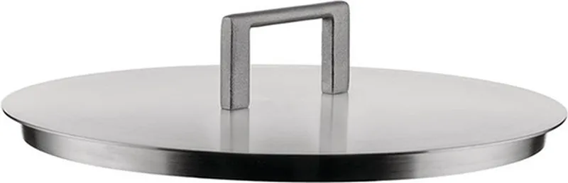 Convivio-Deksel-16 cm by Alessi in Matgeborsteld staal – product photo