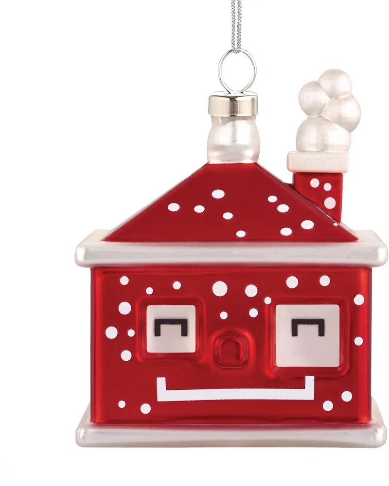 Cubetta Kerstbal Ornament by Alessi in Rood – product photo