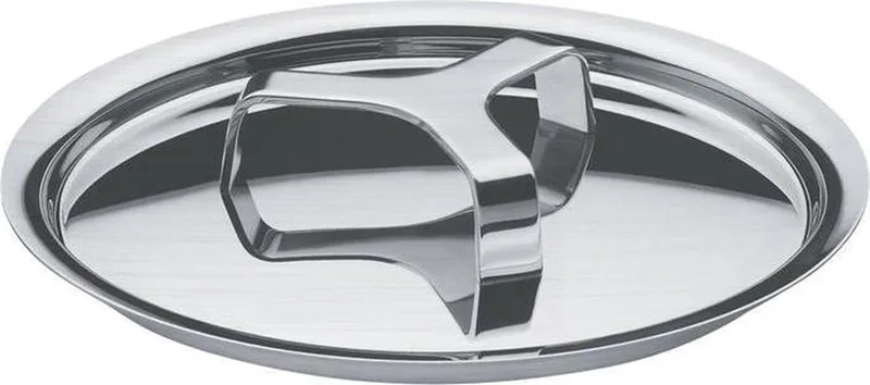 Deksel Pots&Pans - AJM200/16 - ø 16 cm - door Jasper Morrison by Alessi in Zilver – product photo
