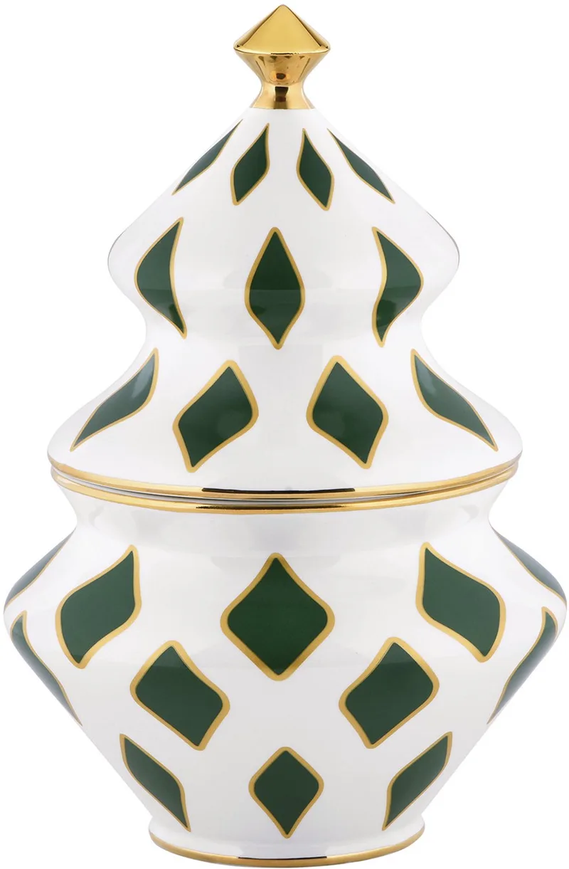 Delight Bon bon bakje - Porselein - 600 ml by Alessi in Green – product photo