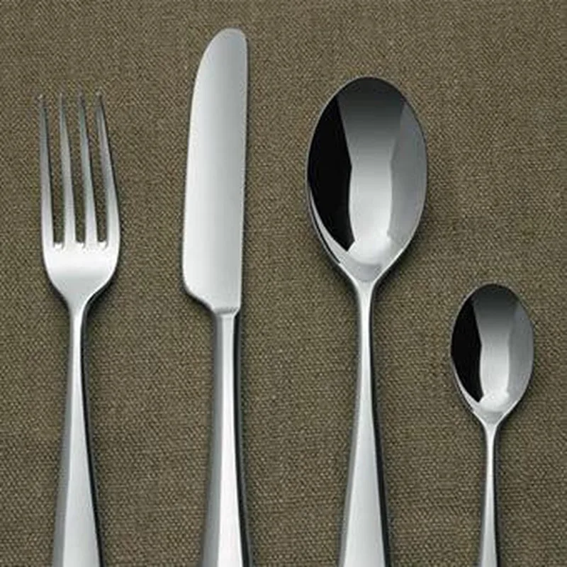 Dessertmes Nuovo Milano - 5180/6 - Ontworpen door Ettore Sottsass - Hoogwaardig 18/10 Roestvrij Staal - Elegant en Tijdloos Design - Vaatwasserbestendig - Ideaal voor het Eten van Desserts​ från Alessi i Zilver – produktbild