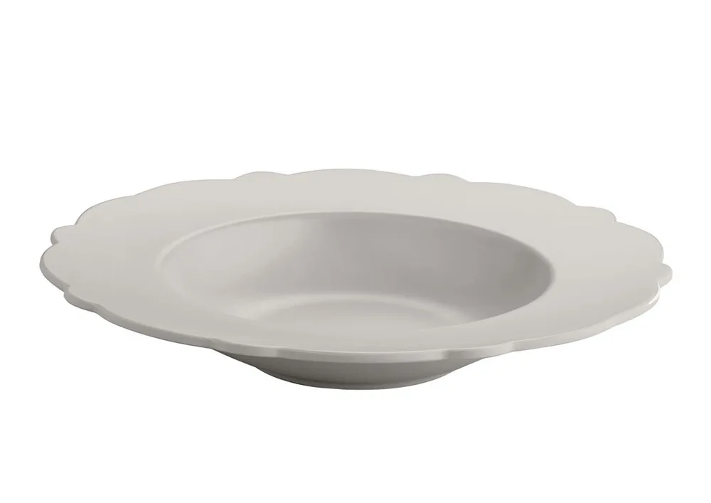 Dressed Air - Diep bord 23cm melamine Lichtgrijs de Alessi – photo du produit
