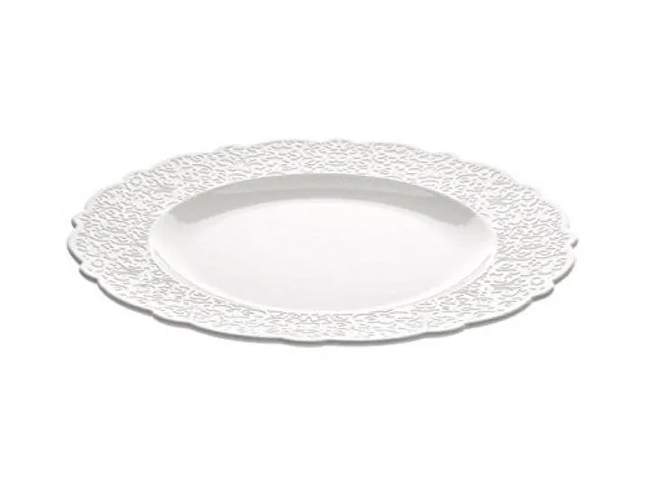 Dressed Speiseteller 4 Stück aus weißem Porzellan, Ã˜ 27,3cm från Alessi – produktbild