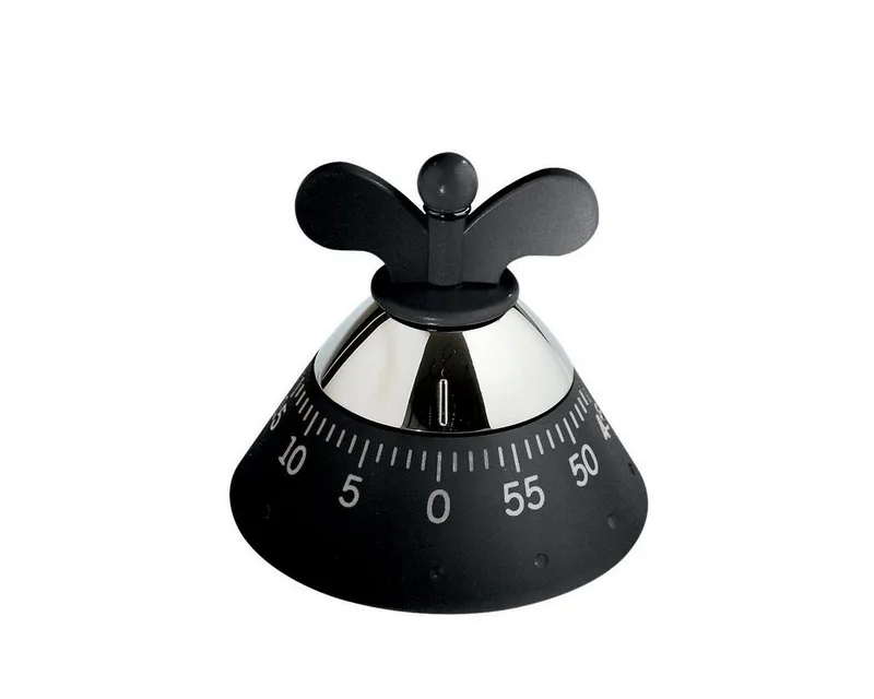 Eieruhr Küchentimer van Alessi in Schwarz – productfoto
