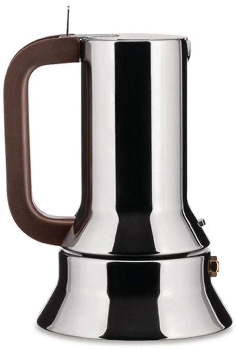 Espresso Koffiezetter - 3-kops de Alessi en Zilver – photo du produit