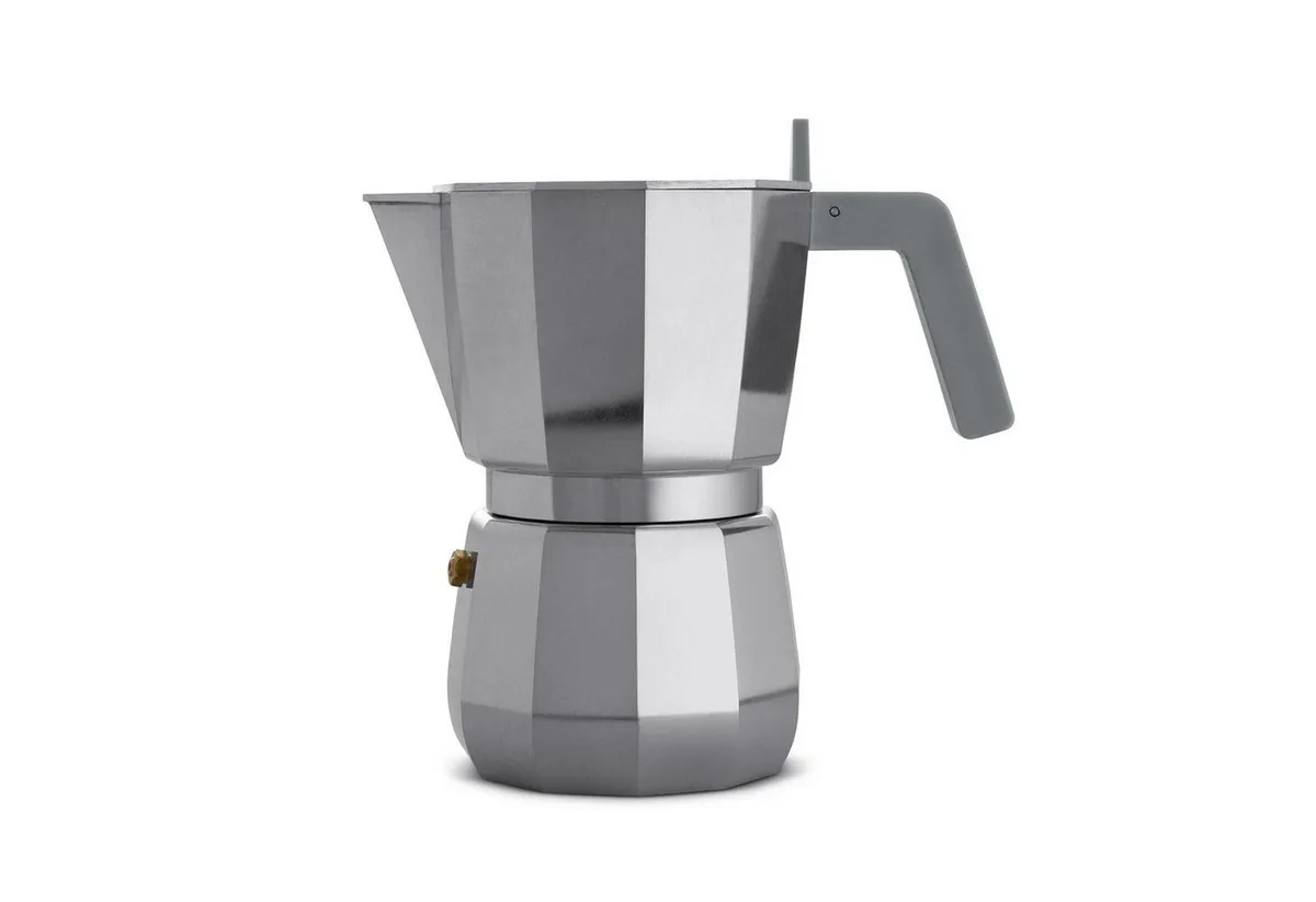 Espressokocher, 0,3l Kaffeekanne van Alessi in Zilver – productfoto