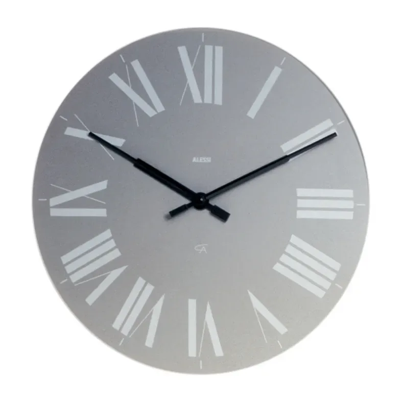Firenze Wanduhr Ø36cm Grau van Alessi – productfoto