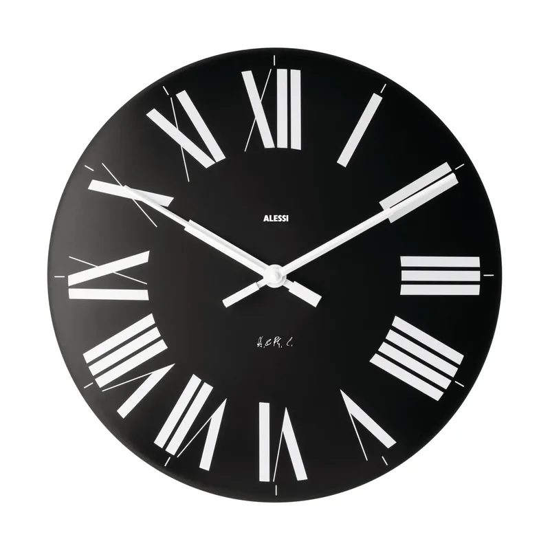Firenze Wanduhr Ø36cm Schwarz by Alessi – product photo