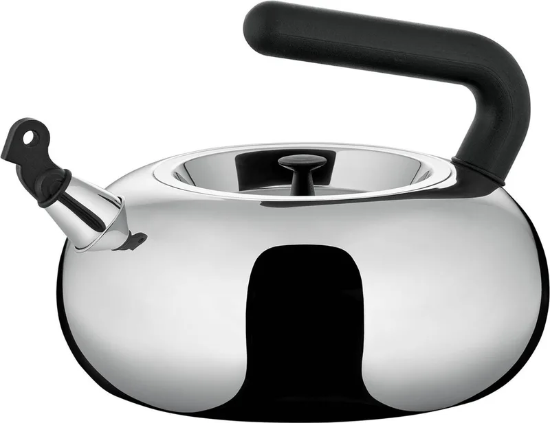 Fluitketel Bulbul - 2.5 liter - Achille Castiglioni - AC100 de Alessi en Zilver – photo du produit