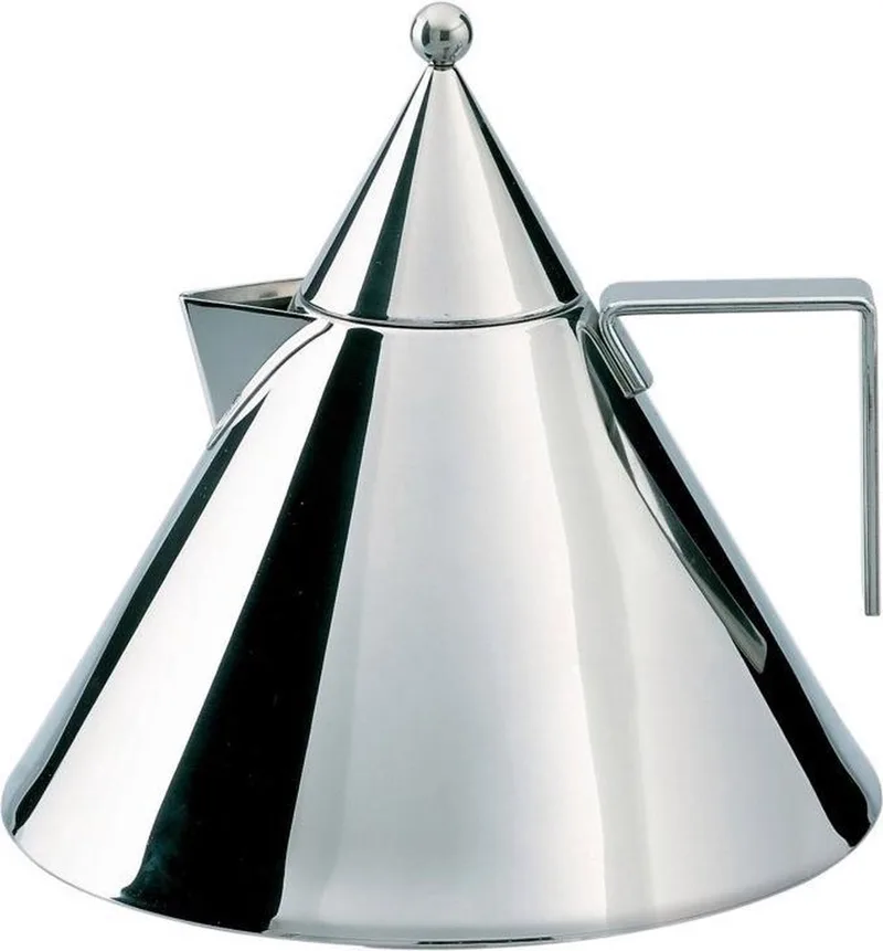 Fluitketel Il Conico - 90017 - 2 liter - door Aldo Rossi de Alessi en Zilver – photo du produit