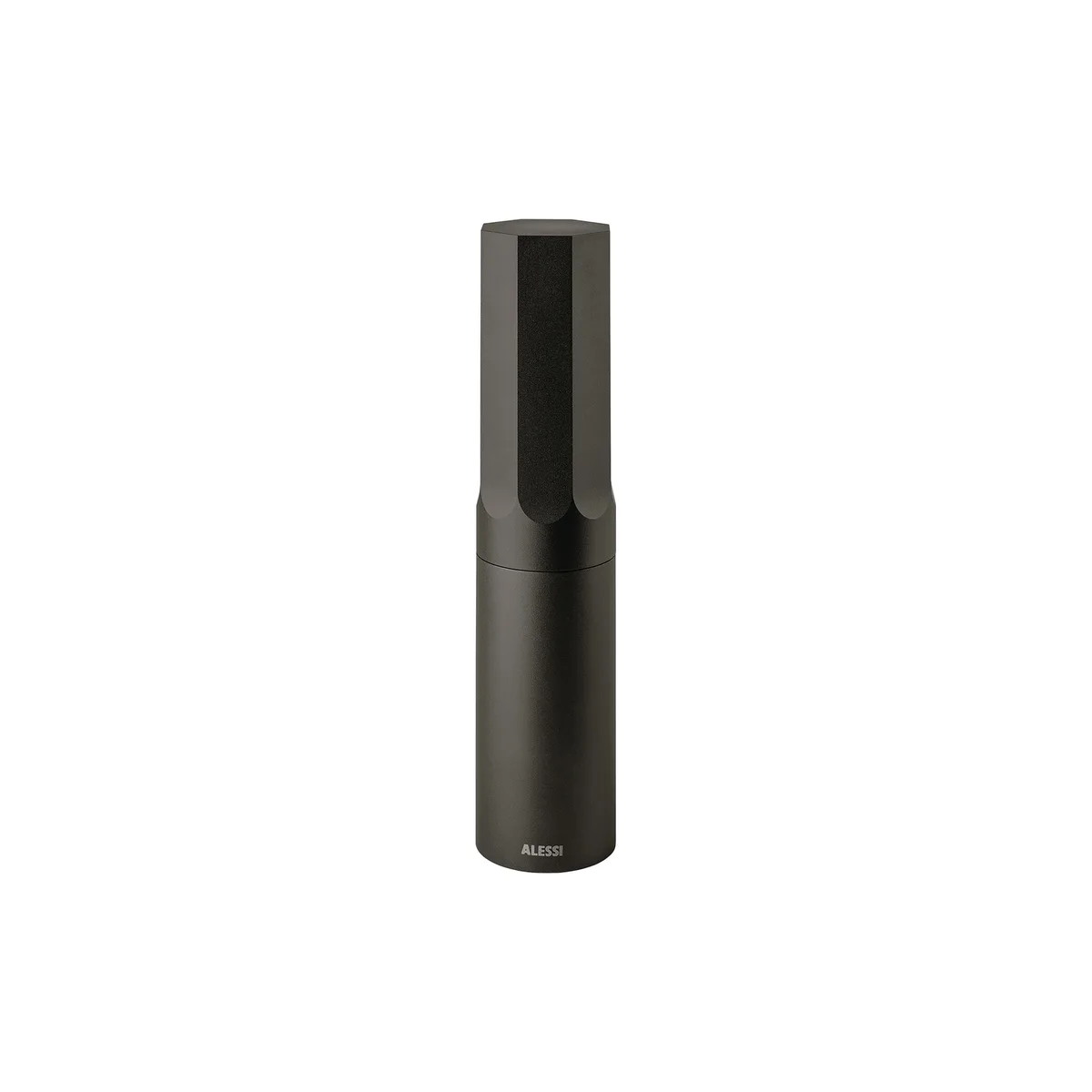 Gewürzmühle KG01 - Schwarz - Aluminium - Designer Konstantin Grcic de Alessi – photo du produit