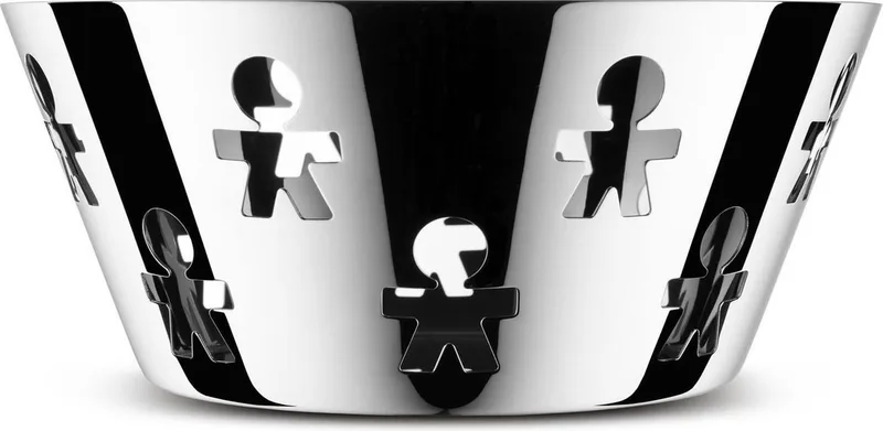Girotondo pierced basket - Schaal de Alessi en Zilver – photo du produit