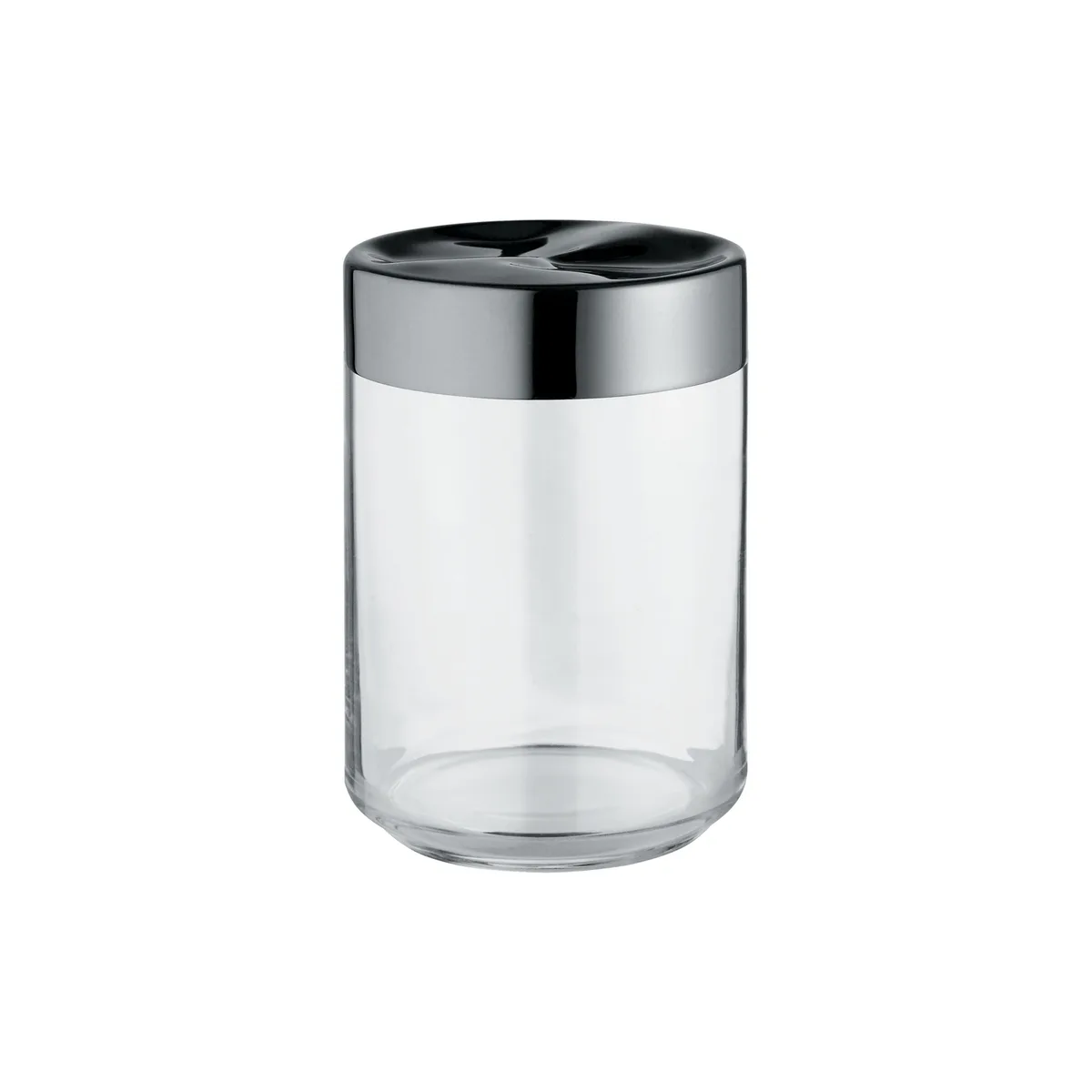 hermetisch verschließbares Glas Julieta - Transparent - rostfreier Stahl - Designer Lluis Clotet van Alessi – productfoto