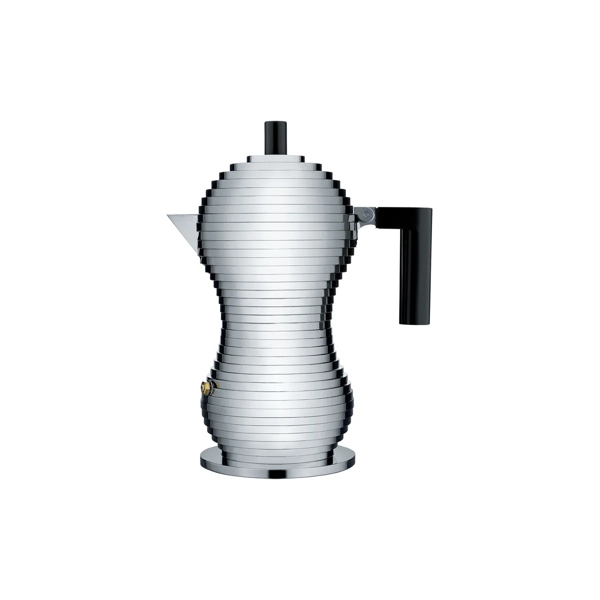 italienischer Kaffeebereiter Pulcina - Metall - Gussaluminium - Designer Michele de Lucchi van Alessi – productfoto