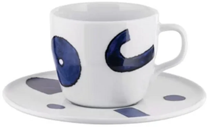 Itsumo koffiekop en schotel 21cl yunoki ware de Alessi en Meerkleurig – photo du produit