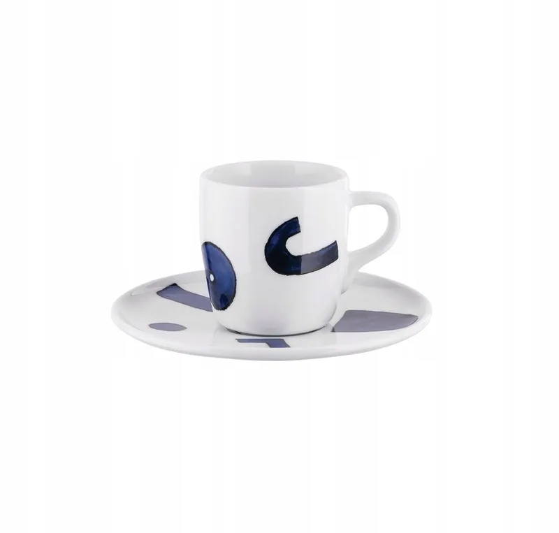 Itsumo Yunoki Espressokop & Schotel 85ml Porselein by Alessi in Wit – product photo